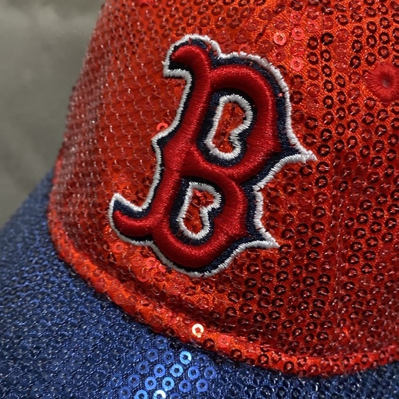 BOSTON RED SOX Victoria's Secret PINK LIMITED EDITION BLING SEQUIN SPARKLE - Picture 6 of 13